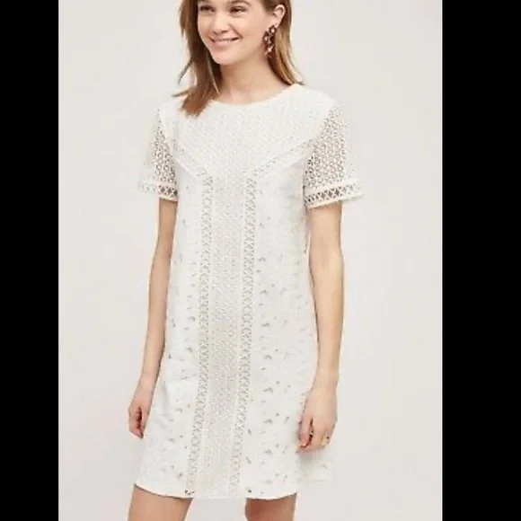 Anthro HD in Paris Floral Lace Dress NWT